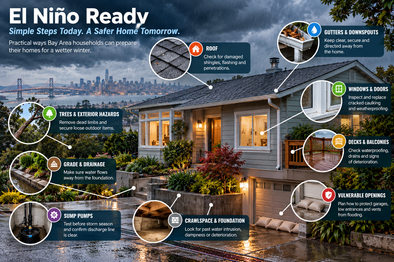 Preparing Your Bay Area Home for El Niño: A Practical Property Checklist
